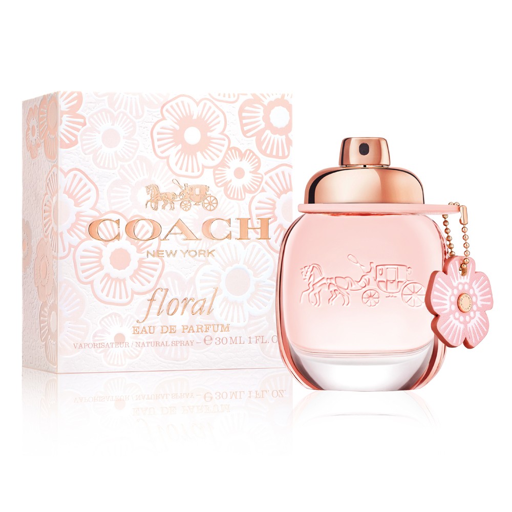 Coach New York Floral Eau De Parfum 30 ml. น้ำหอมที่สะท้อนภาพของหญิงสาวยุคใหม่ ผู้ที่เปี่ยมไปด้วยจิตวิญญาณอันสดใส และมองโลกในแง่ดี